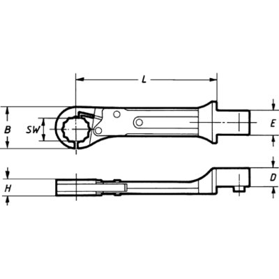 S9/S14 - Ratcheting Tube Wrench