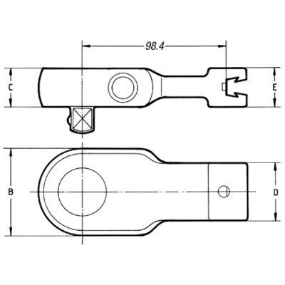 Square Drive Ratchet (S-SDRT)