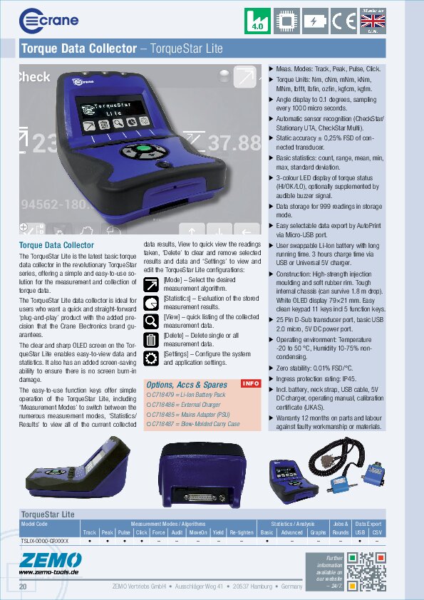 Crane TorqueStar Lite