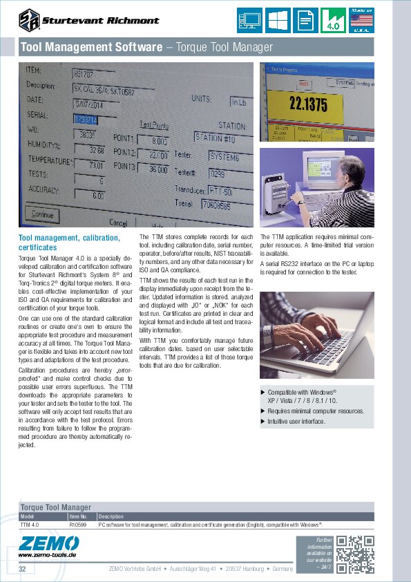 Torque Tool Manager TTM