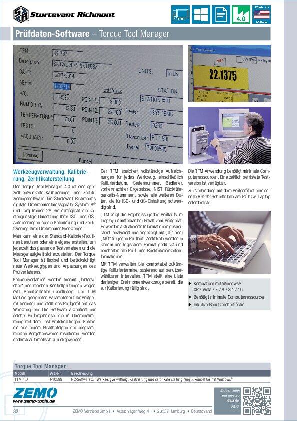 Werkzeugdaten-Management-Software TTM