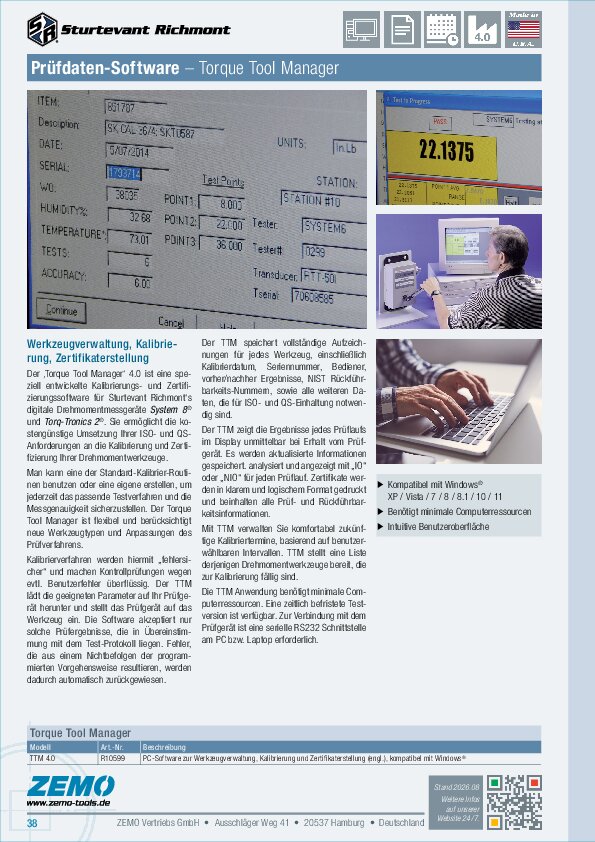 Werkzeugdaten-Management-Software TTM