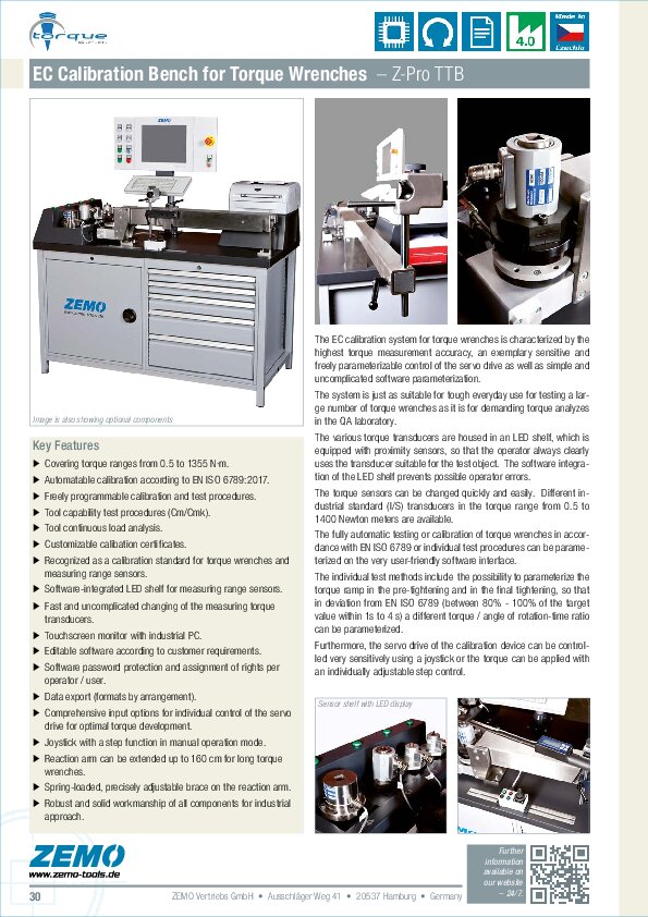 EC calibration bench Z-Pro TTB