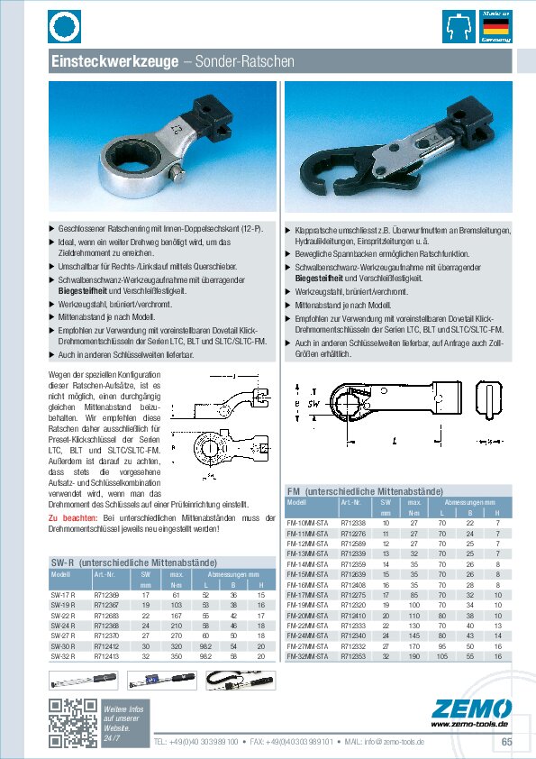 Dovetail Aufsatz SW-R / RTW (FM)