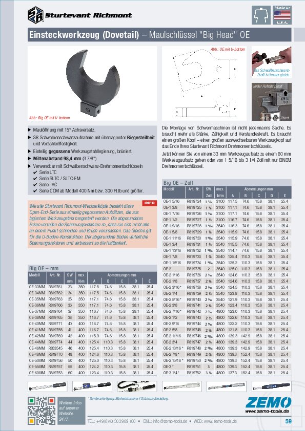 Sturtevant Richmont OE big