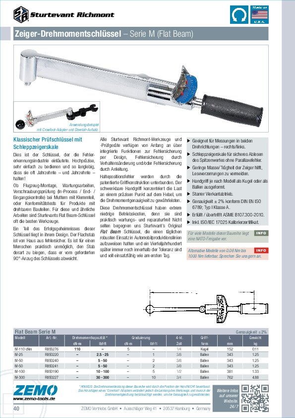 Sturtevant Richmont M (flat beam)