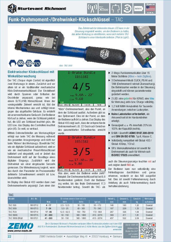 Sturtevant Richmont TAC