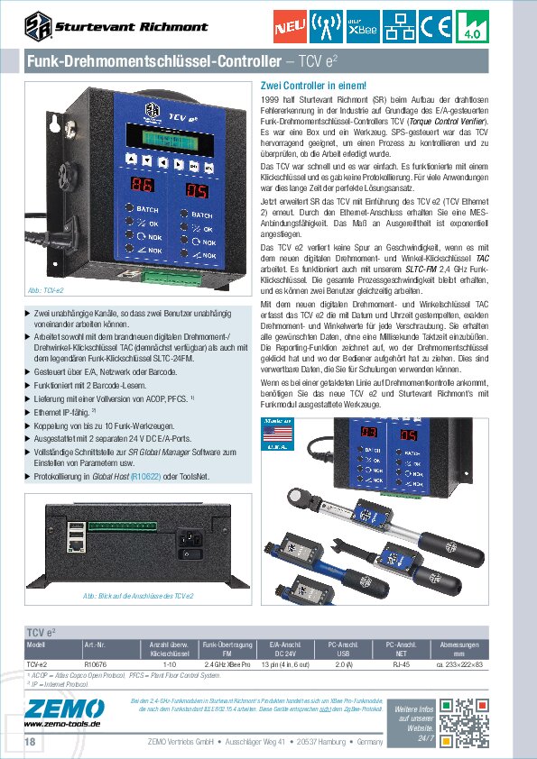 Sturtevant Richmont TCV-e2