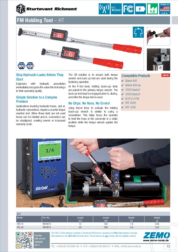 SR Wireless Holding Tool 'HT'