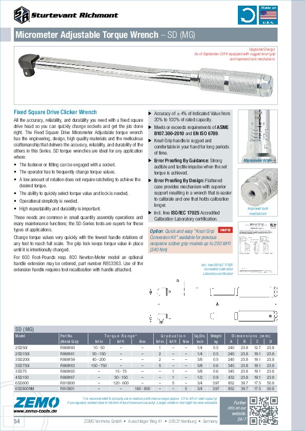 Sturtevant Richmont SD series