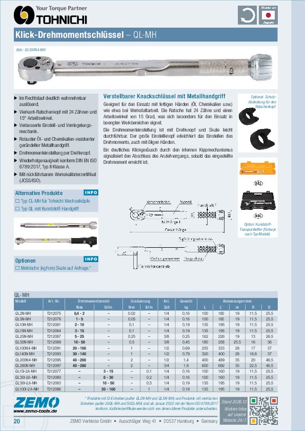 Tohnichi QL-MH