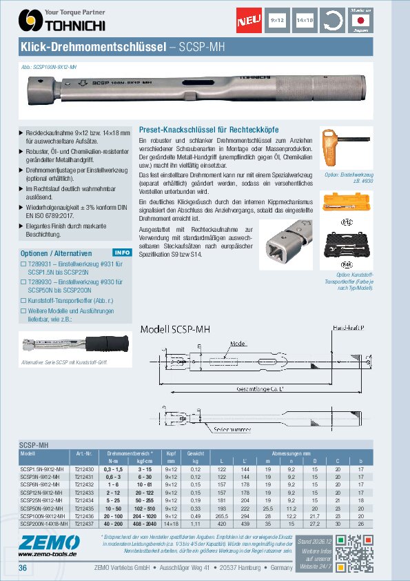 Tohnichi SCSP-MH