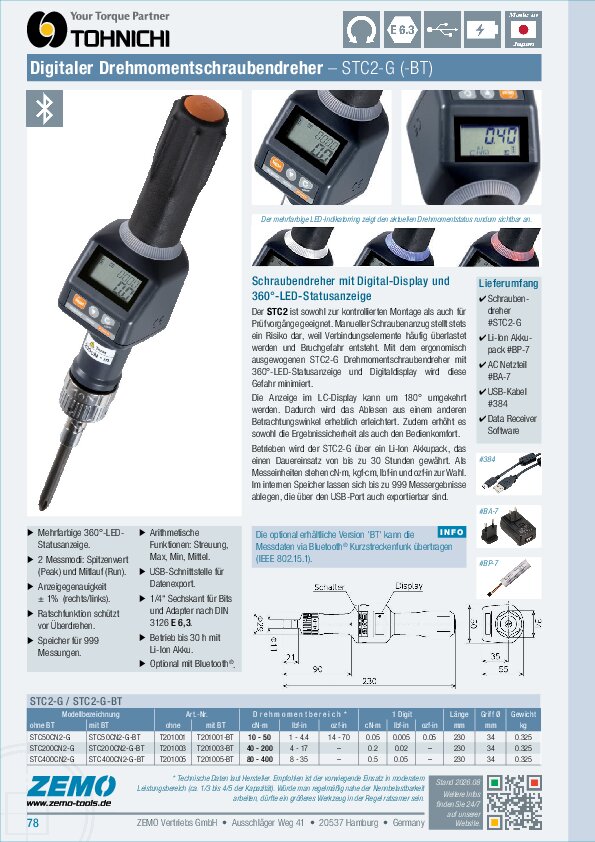 Tohnichi STC2-G