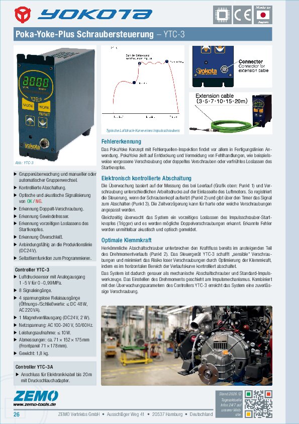 Yokota Impulsschrauber-System YTC / JQ