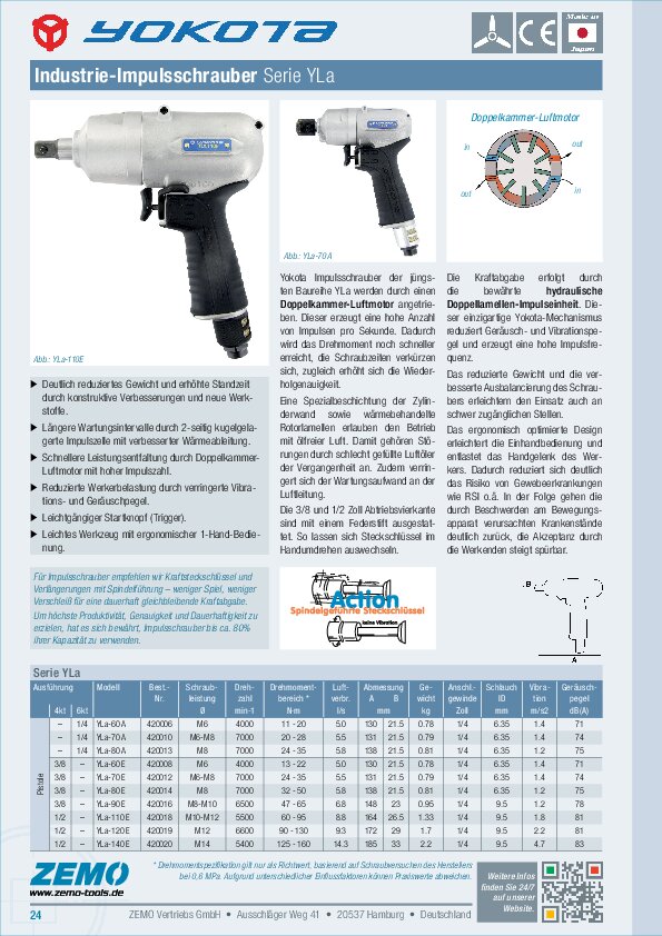 Yokota Impulsschrauber YLA